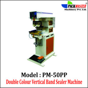 Double Colour Vertical Band Sealer Machine
